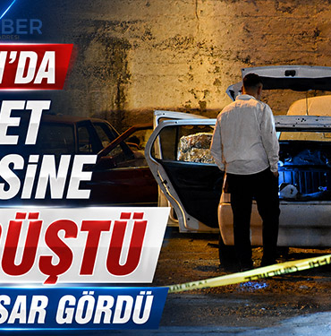 Trabzon’da emniyet bahçesine İHA düştü: 3 araç hasar gördü