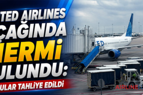 United Airlines uçağında mermi bulundu: Yolcular tahliye edildi