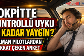 Kokpitte Kontrollü Uyku Ne Kadar Yaygın? Alman Pilotlardan Dikkat Çeken Anket