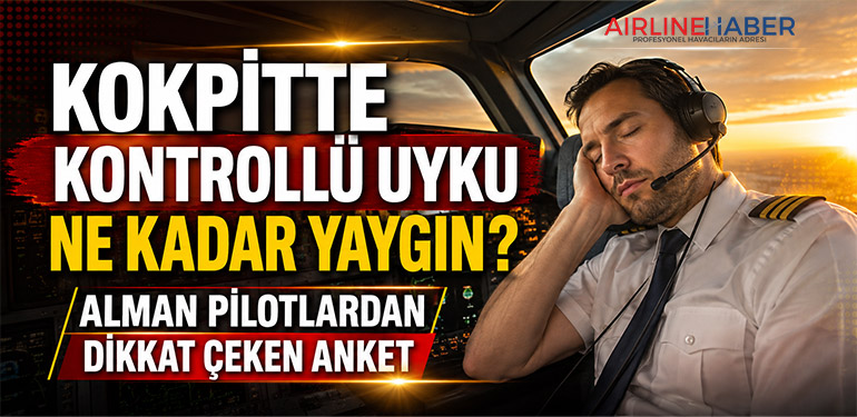Kokpitte Kontrollü Uyku Ne Kadar Yaygın? Alman Pilotlardan Dikkat Çeken Anket