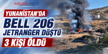 Yunanistan’da Bell 206 JetRanger düştü: 3 kişi öldü