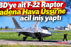 ABD’ye ait F-22 Raptor, Kadena Hava Üssü’ne acil iniş yaptı