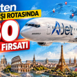 AJet’ten 24 yurt dışı rotasında yüzde 30 indirim fırsatı