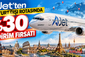AJet’ten 24 yurt dışı rotasında yüzde 30 indirim fırsatı