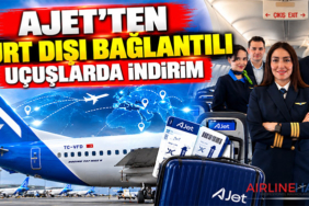 AJet’ten Yurt Dışı Bağlantılı Uçuşlarda İndirim