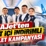 AJet’ten Yurt İçi İndirimli Bilet Kampanyası
