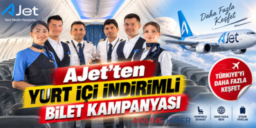 AJet’ten Yurt İçi İndirimli Bilet Kampanyası