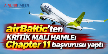 AirBaltic’ten kritik mali hamle: Chapter 11 başvurusu yaptı