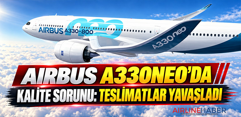 Airbus A330neo’da Kalite Sorunu: Teslimatlar Yavaşladı