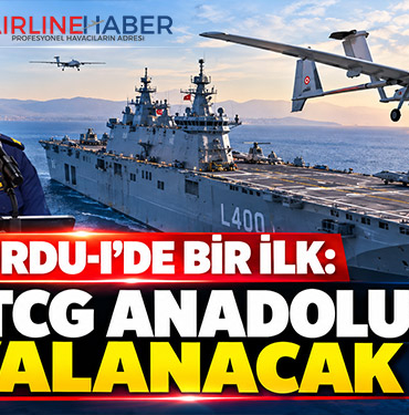 Denizkurdu-I’de bir ilk: DİHA TCG Anadolu’dan havalanacak