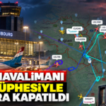 Findel Havalimanı dron şüphesiyle uçuşlara kapatıldı