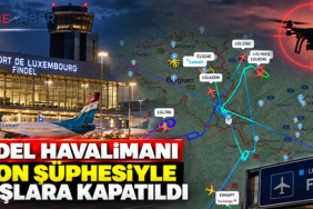 Findel Havalimanı dron şüphesiyle uçuşlara kapatıldı