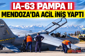 IA-63 Pampa II Mendoza’da Acil İniş Yaptı