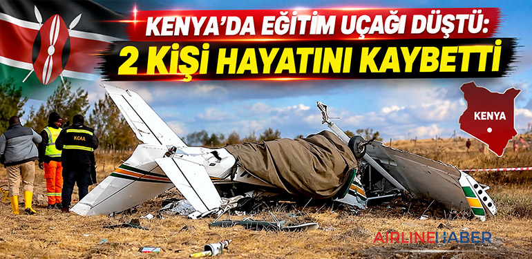 Kenya’da eğitim uçağı düştü: 2 kişi hayatını kaybetti