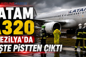 LATAM A320 Brezilya’da İnişte Pistten Çıktı
