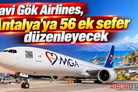 Mavi Gök Airlines, Antalya’ya 56 ek sefer düzenleyecek