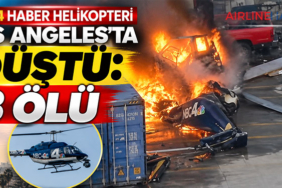 NBC4 haber helikopteri Los Angeles’ta düştü: 3 ölü