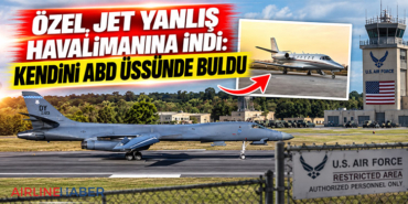 Özel jet yanlış havalimanına indi: Kendini ABD üssünde buldu