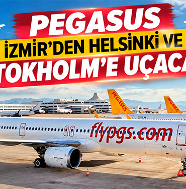 Pegasus İzmir’den Helsinki ve Stokholm’e uçacak