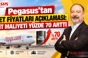 Pegasus’tan Bilet Fiyatları Açıklaması: Yakıt Maliyeti Yüzde 70 Arttı