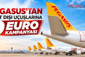 Pegasus’tan Yurt Dışı Uçuşlarına 9 Euro Kampanyası