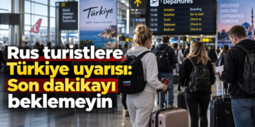 Rus turistlere Türkiye uyarısı: Son dakikayı beklemeyin