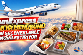 SunExpress uçak içi menüsünü yeni seçeneklerle zenginleştiriyor