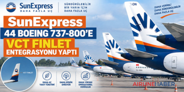 SunExpress 44 Boeing 737-800’e VCT Finlet Entegrasyonu Yaptı