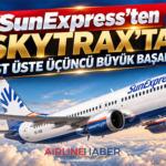 SunExpress’ten Skytrax’ta Üst Üste Üçüncü Büyük Başarı