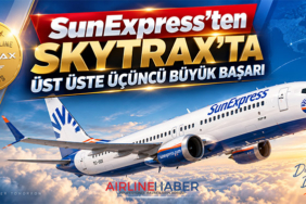 SunExpress’ten Skytrax’ta Üst Üste Üçüncü Büyük Başarı