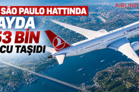 THY São Paulo hattında 8 ayda 253 bin yolcu taşıdı
