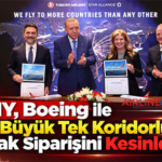 THY, Boeing ile En Büyük Tek Koridorlu Uçak Siparişini Kesinleştirdi