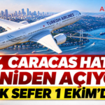 THY, Caracas hattını yeniden açıyor: İlk sefer 1 Ekim’de