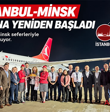 THY İstanbul-Minsk uçuşlarına yeniden başladı