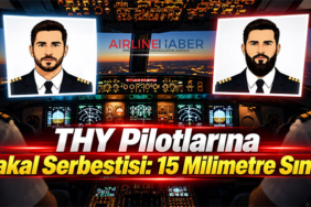 THY Pilotlarına Sakal Serbestisi: 15 Milimetre Sınırı
