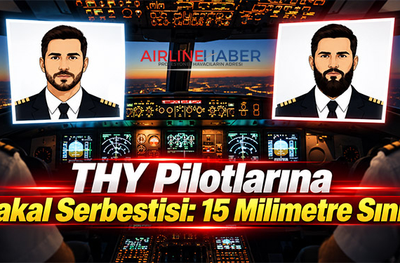 THY Pilotlarına Sakal Serbestisi: 15 Milimetre Sınırı