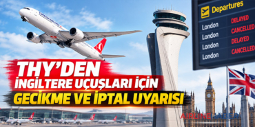 THY’den İngiltere uçuşları için gecikme ve iptal uyarısı