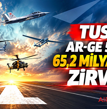 TUSAŞ, Ar-Ge 500’de 65,2 milyar TL ile zirvede