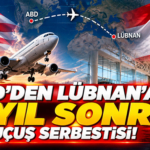 ABD'den Lübnan'a 41 Yıl Sonra Uçuş Serbestisi!