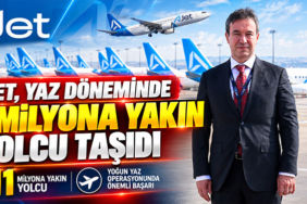 AJet, yaz döneminde 11 milyona yakın yolcu taşıdı