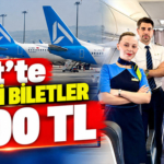 AJet’te Yurt İçi Biletler 1.200 TL