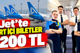 AJet’te Yurt İçi Biletler 1.200 TL