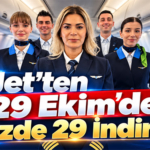 AJet’ten 29 Ekim’de Yüzde 29 İndirim