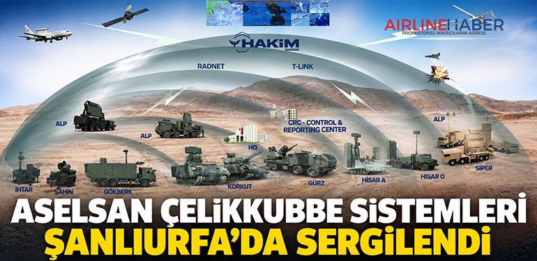 ASELSAN Çelikkubbe sistemleri Şanlıurfa’da sergilendi
