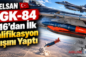 ASELSAN KGK-84, F-16'dan İlk Kalifikasyon Atışını Yaptı