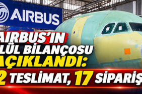 Airbus'ın eylül bilançosu açıklandı: 72 teslimat, 17 sipariş