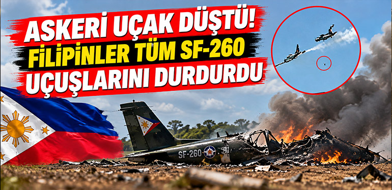 Askeri Uçak Düştü! Filipinler Tüm SF-260 Uçuşlarını Durdurdu