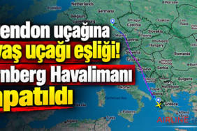 Corendon uçağına savaş uçağı eşliği! Nürnberg Havalimanı kapatıldı