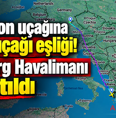 Corendon uçağına savaş uçağı eşliği! Nürnberg Havalimanı kapatıldı