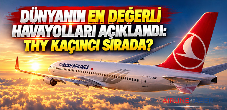 Dünyanın en değerli havayolları açıklandı: THY kaçıncı sırada?